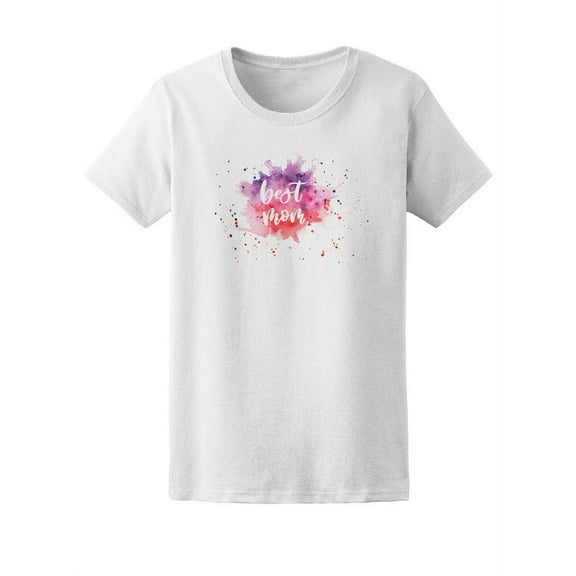 Best Mom Watercolor Love Tee Women's -Image by Shutterstock