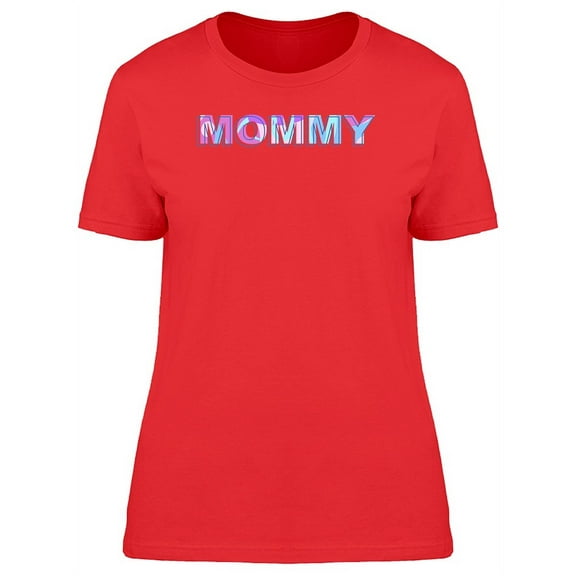 Best Mommy (Purple And Blue) T-Shirt Women -Image by Shutterstock, Female Small