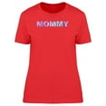 thumbnail image 1 of Best Mommy (Purple And Blue) T-Shirt Women -Image by Shutterstock, Female XX-Large, 1 of 2