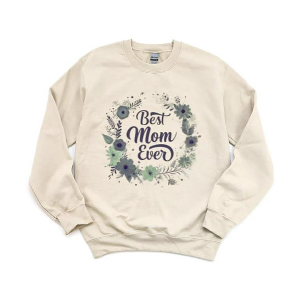 Best Moms Ever Original Floral Card Theme Love Cute Sweet Mother Art Sweatshirt, for men & women, up to size 5XL