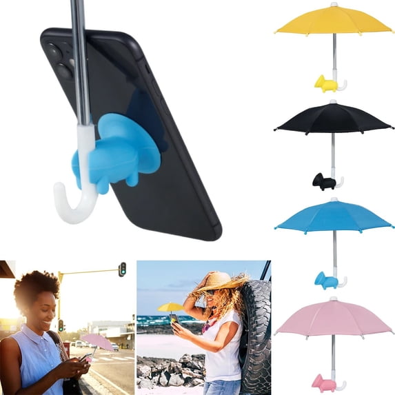 Best Monitor Phone Holder Umbrella Cute And Practical Anti-Glare Sun, Blue