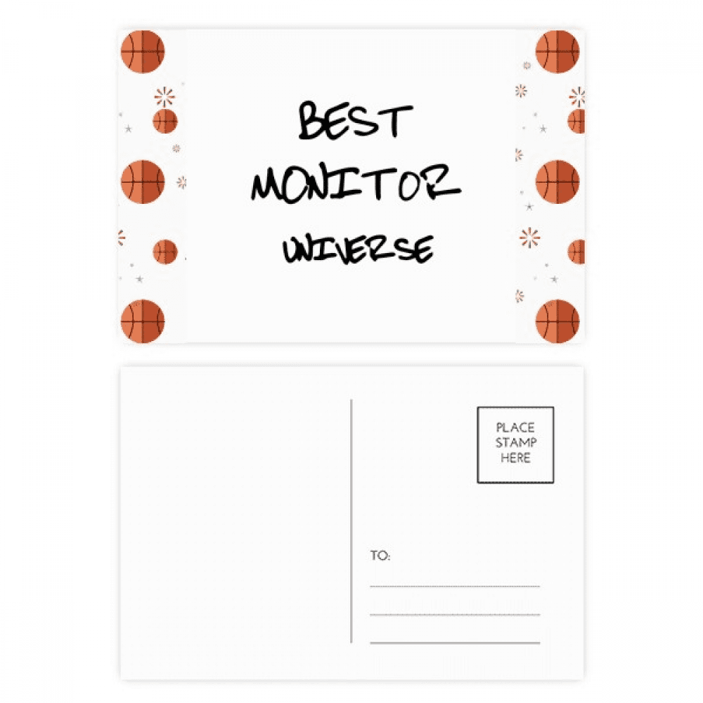 Best Monitor Universe Graduation season Basketball Postcard Set Thanks Card Mailing Side 20pcs