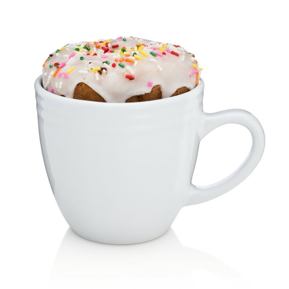 Best Morning Ever Coffee Mug - These Unique Large Warming Mugs Keep Drinks Hot while keeping Donuts, Pastries and Cookies Warm (16oz)