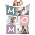 thumbnail image 1 of Best Mothers Day Birthday Gifts for Mom from Son Daughter, Custom Personalized Blanket with Photo Picture, Customized Unique Creative Valentine's Day Gift Throw Blankets Mom Wife Women Blankets, 1 of 5