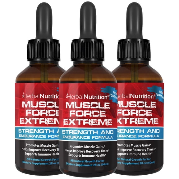 Best Muscle Building Supplement Muscle Force Extreme 345mg Our Strongest Strength & Endurance Spray, Improves Muscle Strength and Recovery Times