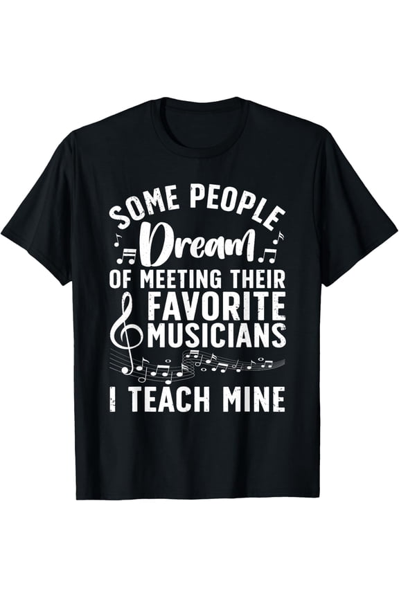 Best Music Teacher For Men Women Musician Band Piano Teacher T-Shirt