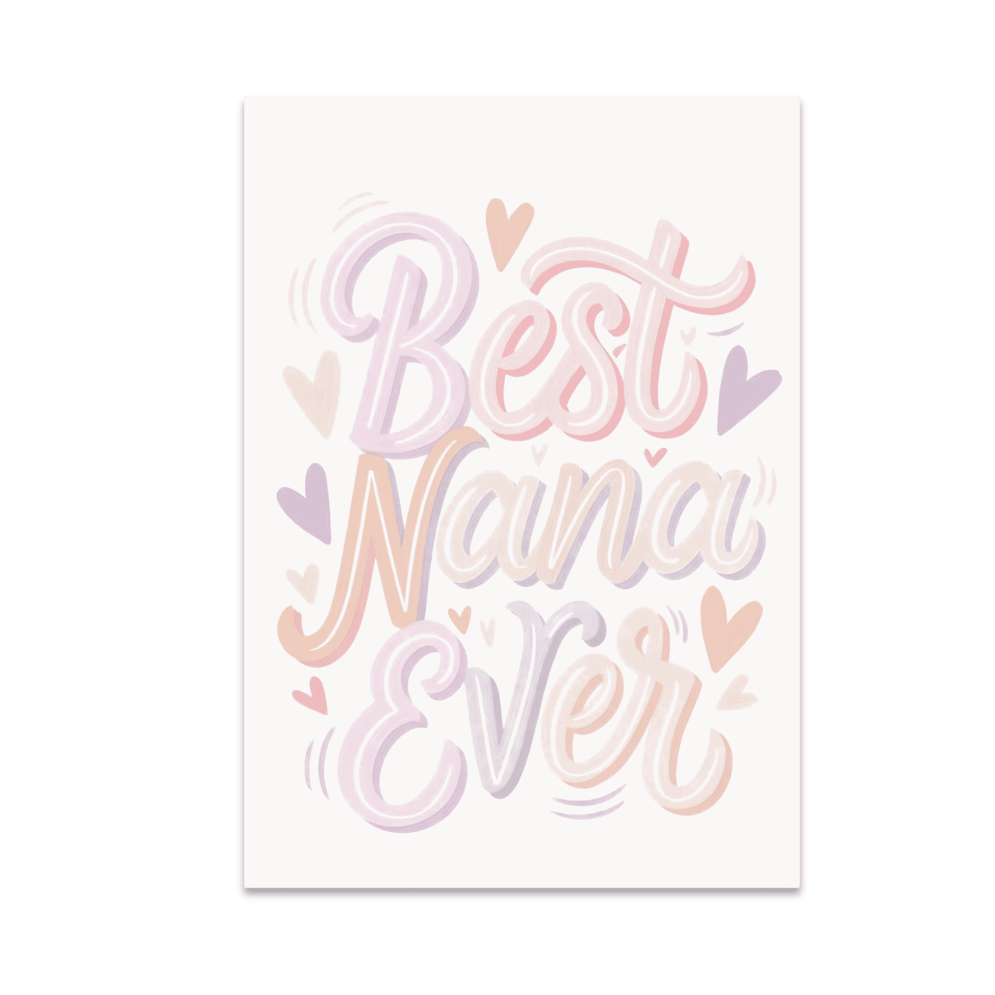 Best Nana Ever Loving Tribute - Grandmother Appreciation - 13x19 Poster Print