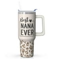 thumbnail image 1 of Best Nana Gift from Granddaughter Grandson! 40oz Insulated Tumbler for Grandma - Birthday Christmas Mothers Day Travel Cup with Straw & Lid for Iced Coffee Tea, Perfect Present Idea, 1 of 5