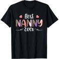 thumbnail image 1 of Best Nanny Ever Leopard Print Mothers Day Women Love Cute T-Shirt, 1 of 3