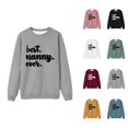 thumbnail image 1 of Nanny Ever Sweatshirts for Women Fall Winter Long Sleeve Crewneck Grandma Sweatshirt Pullover Tops, 1 of 3