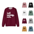 thumbnail image 1 of Nanny Ever Sweatshirts for Women Fall Winter Long Sleeve Crewneck Grandma Sweatshirt Pullover Tops, 1 of 3