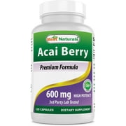 Best Naturals Acai Berry 600 mg 120 Capsules