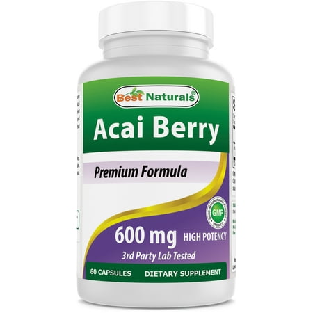 Best Naturals Acai Berry 600 mg 60 Capsules