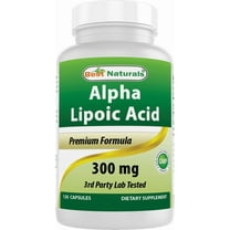 Best Naturals Alpha Lipoic Acid 300 mg 120 Capsules