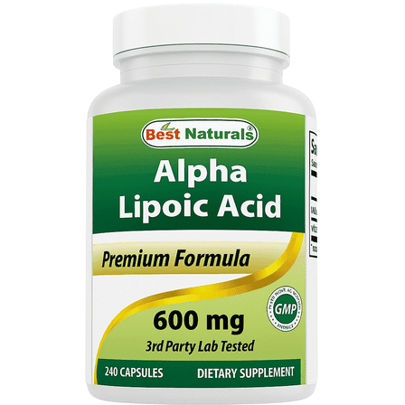 Best Naturals Alpha Lipoic Acid, 600 mg, 240 Capsules