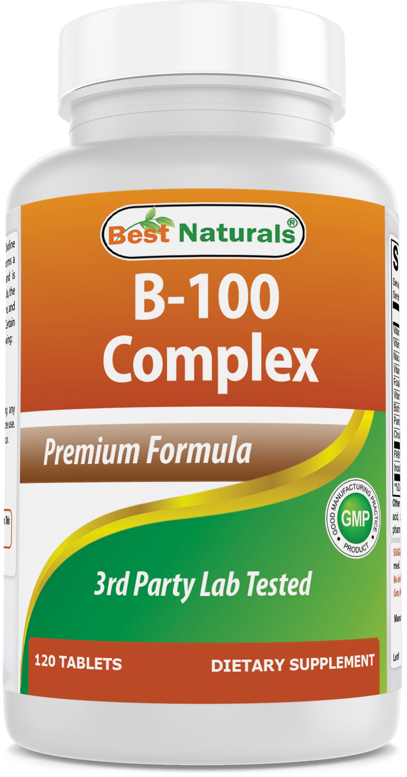Best Naturals B-100 Complex 120 Tablets (Time Released) - 120 Count