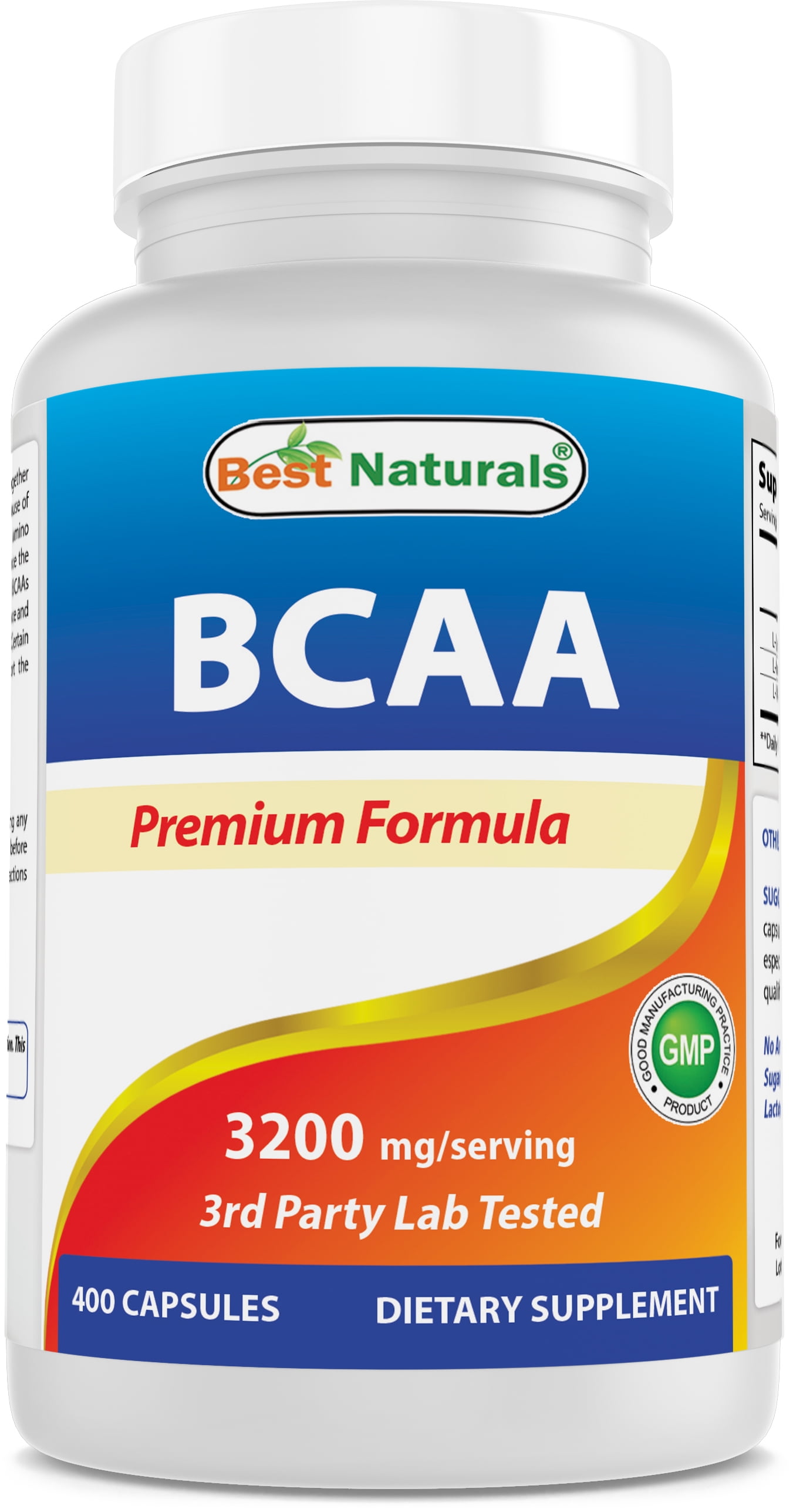 Best Naturals BCAA 3200 mg per serving 400 Capsules