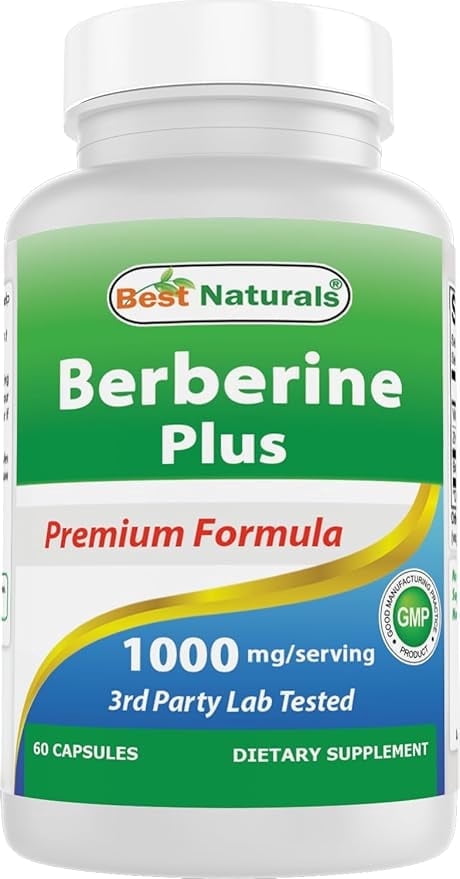 Best Naturals Berberine Plus 1000mg, 120 Capsules