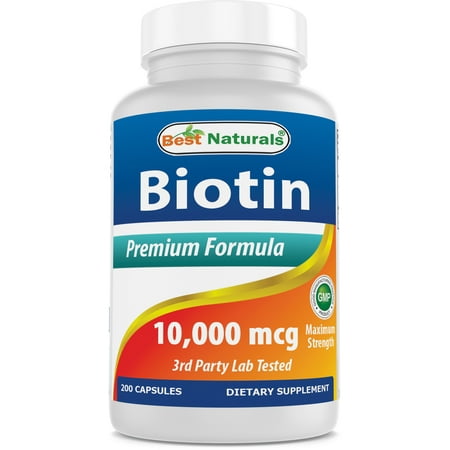 Best Naturals Biotin 10000 mcg 200 Capsules