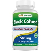 Best Naturals Black Cohosh 540 mg 120 Capsules