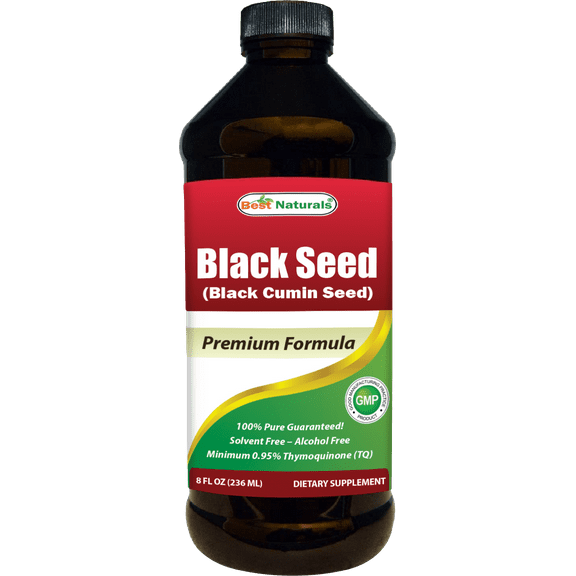 Best Naturals Black Seed Oil Cold Pressed, Minimum 0.95% Thymoquinone, Nigella Sativa, Unrefined, 8 fl oz