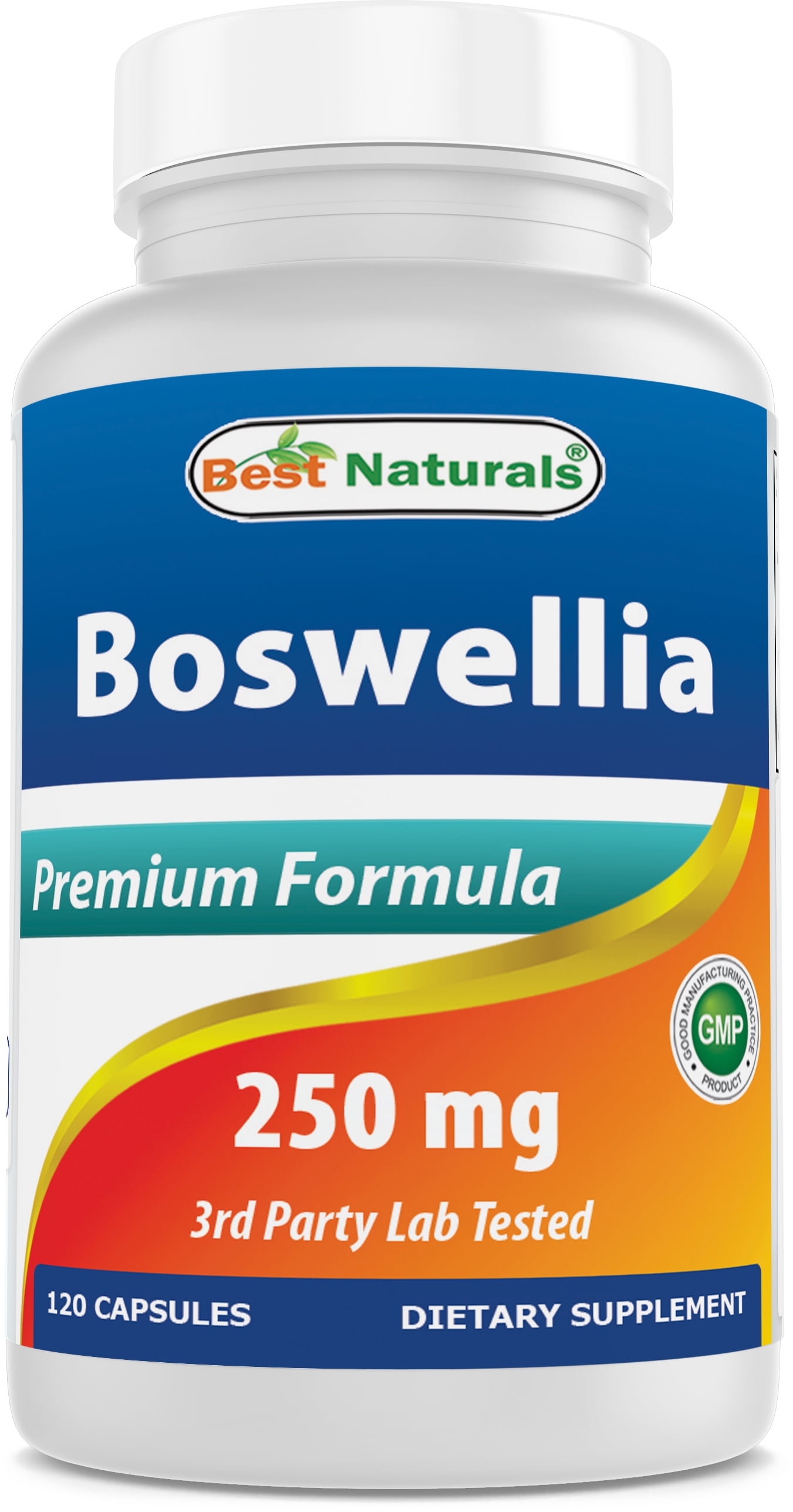 Best Naturals Boswellia 250 mg 120 Capsules Standardized to 65