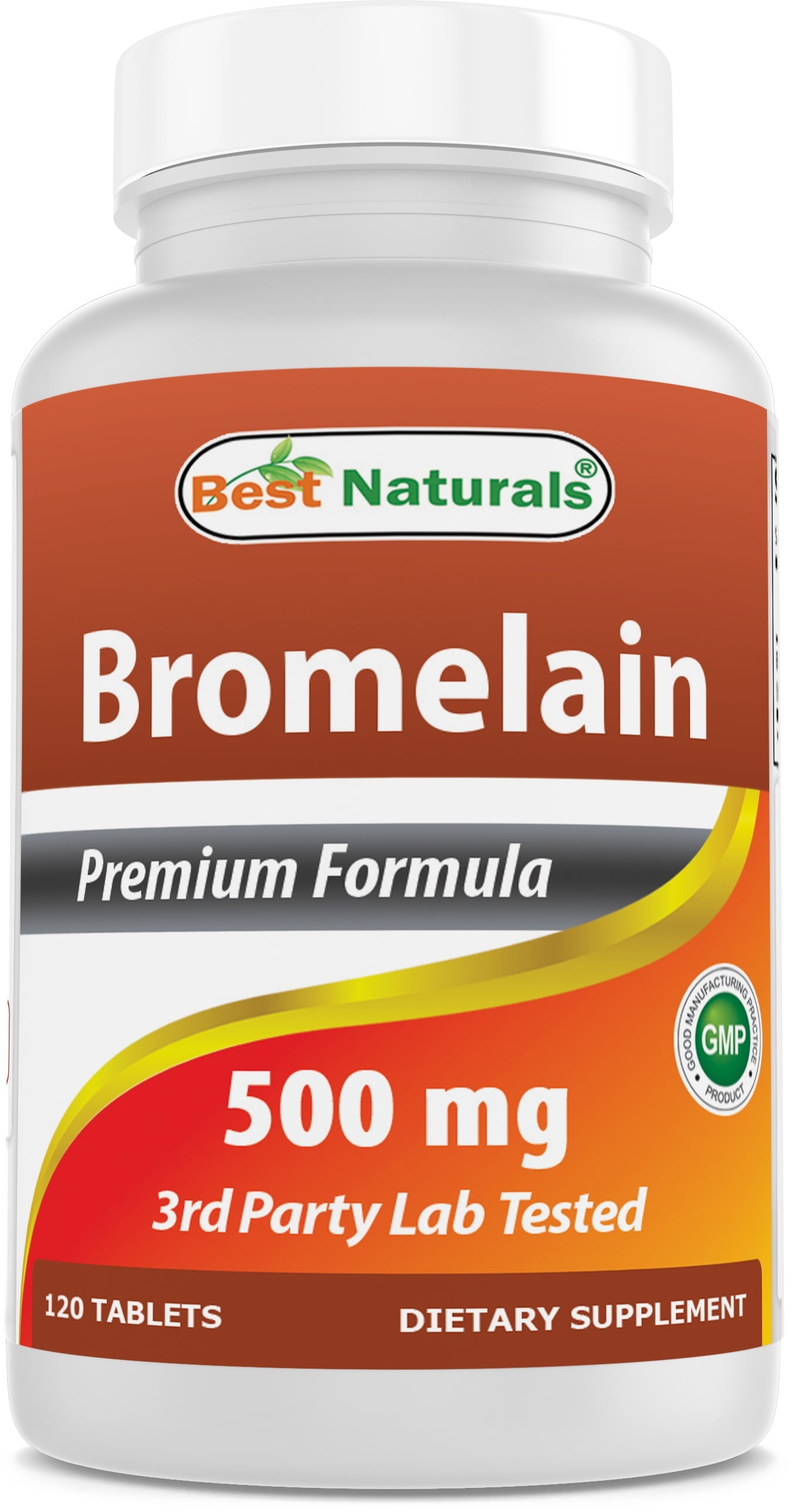 Best Naturals Bromelain Proteolytic Digestive Enzymes Supplements, 120 Tablets - Supports Healthy Digestion, Joint Health, Nutrient Absorption