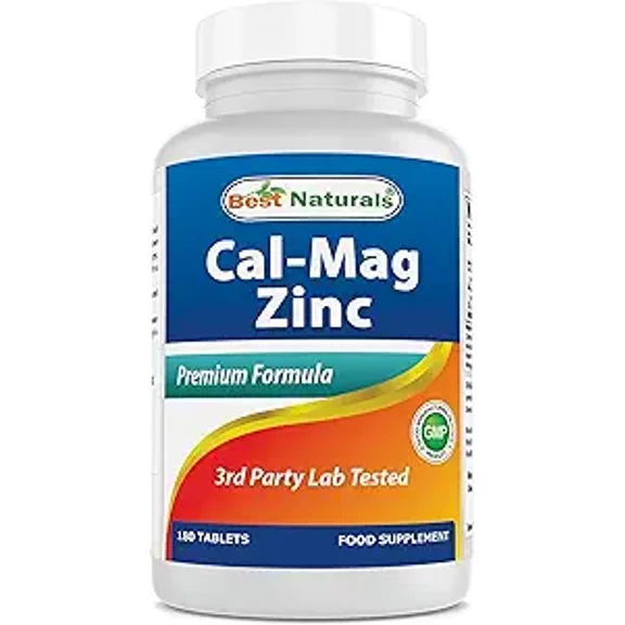 Best Naturals Cal Mag Zinc 180 Tablets