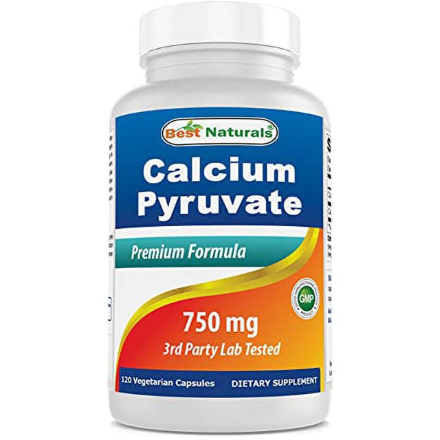 Best Naturals Calcium Pyruvate FatBurning Formula for Thighs, 750 mg