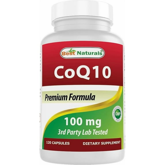 Best Naturals CoQ10 Ubiquinone Antioxidant, 120 Capsules