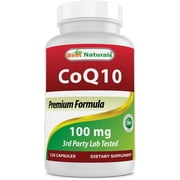 Best Naturals CoQ10 100 mg 120 Capsules | Supports Cardiovascular Health