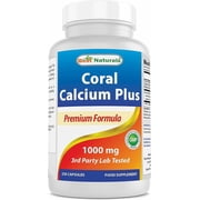 Best Naturals Coral Calcium Plus 1000 mg 250 Capsules