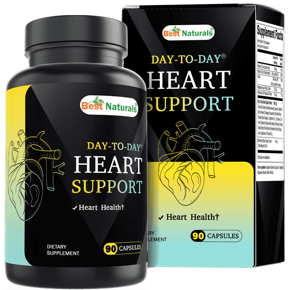 Best Naturals Day-to-Day Heart Health Support, 90 Veg Capsules