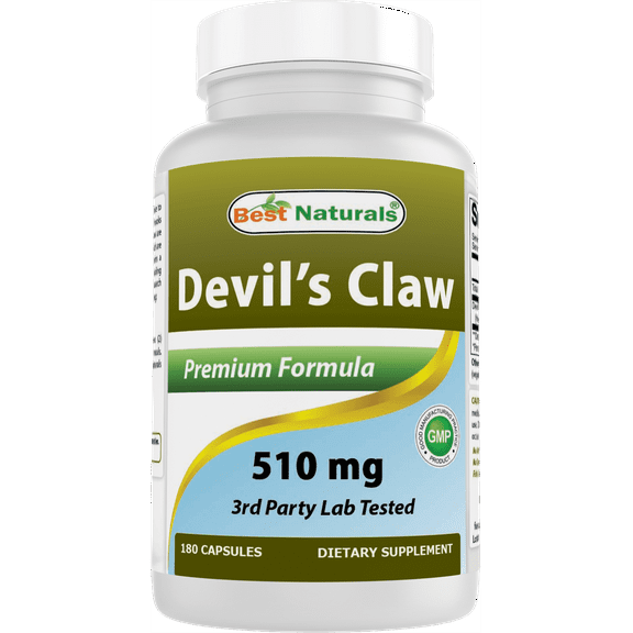 Best Naturals Devil's Claw 510 mg 180 Capsules