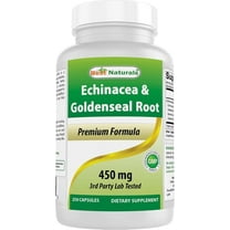 Best Naturals Echinacea Goldenseal 450 mg 250 Capsules