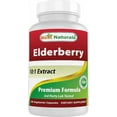 thumbnail image 1 of Best Naturals Elderberry Sambucus Nigra 5000mg Equivalent 120 Vegetarian Capsules, 1 of 8