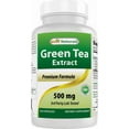thumbnail image 1 of Best Naturals Green Tea Extract 500 mg 250 Capsules | Weight Loss Supplement, 1 of 8
