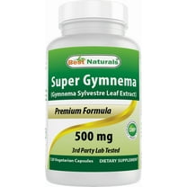 Best Naturals Gymnema Sylvestre Leaf Extract 500 mg 120 Vegetarian Capsules