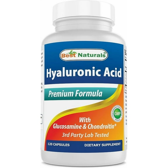 Best Naturals Hyaluronic Acid 100 mg 120 Capsules
