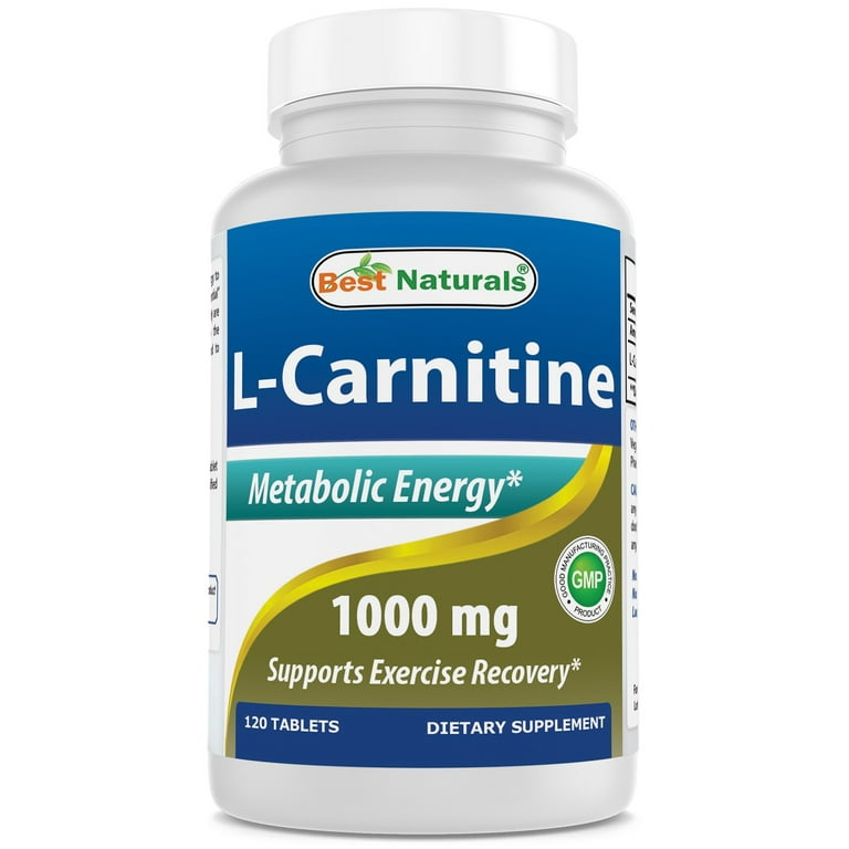 som resultat tøffel trolley bus Best Naturals L-Carnitine 1000 mg 120 Tablets - Walmart.com
