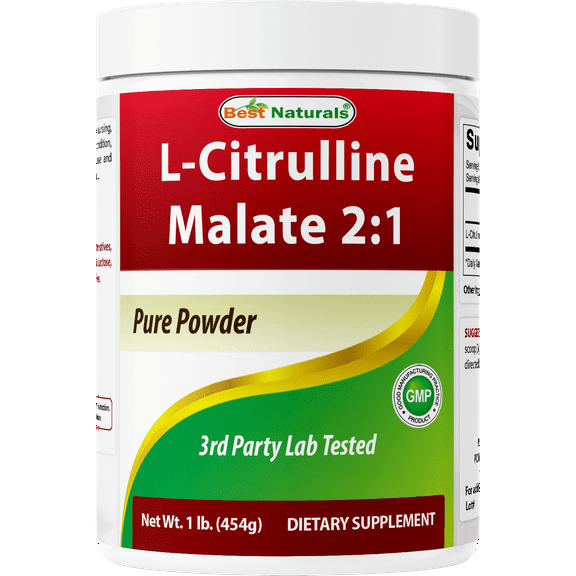 Best Naturals L-Citrulline Malate 2:1 Powder 1 Lb