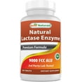 thumbnail image 1 of Best Naturals Lactase Enzyme 9000 FCC ALU  180 Tablets, Fast Acting Relief, 1 of 9