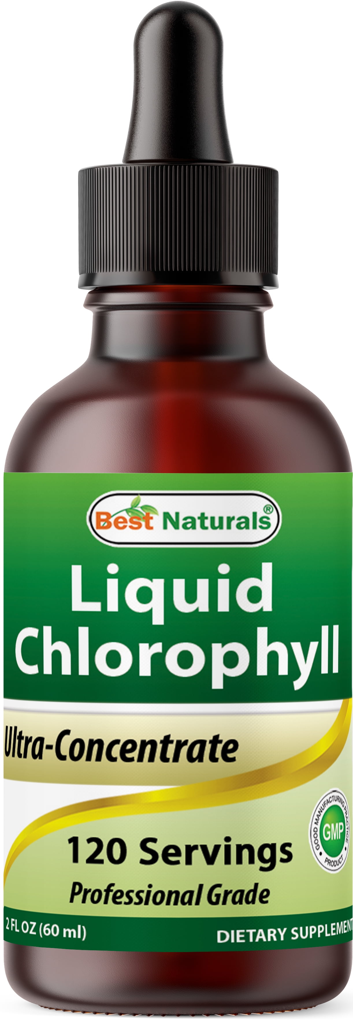Best Naturals Liquid Chlorophyll Drops 50mg, 120 Servings, 2 FL OZ