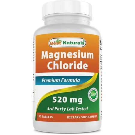 Best Naturals Magnesium Chloride 520 mg 120 Tablets