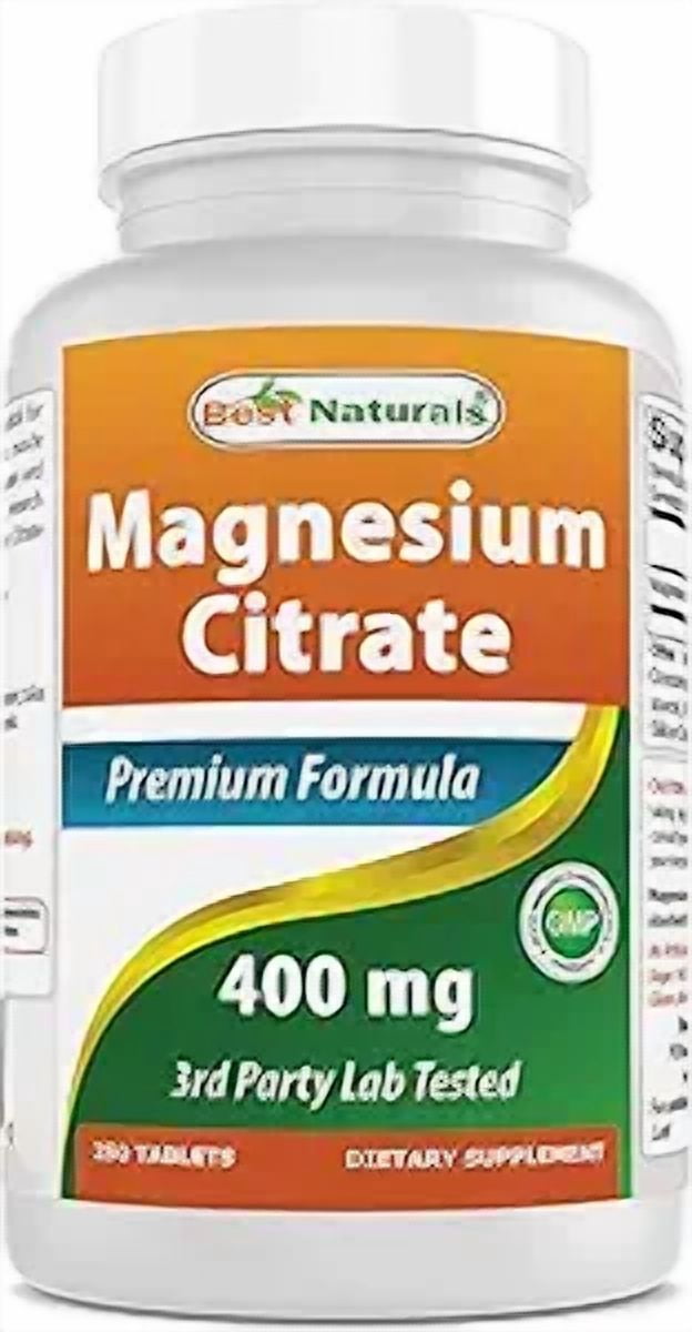 Best Naturals Magnesium Citrate 400mg 250 Tablets