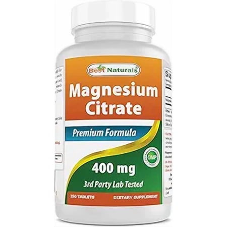 Best Naturals Magnesium Citrate 400mg 250 Tablets
