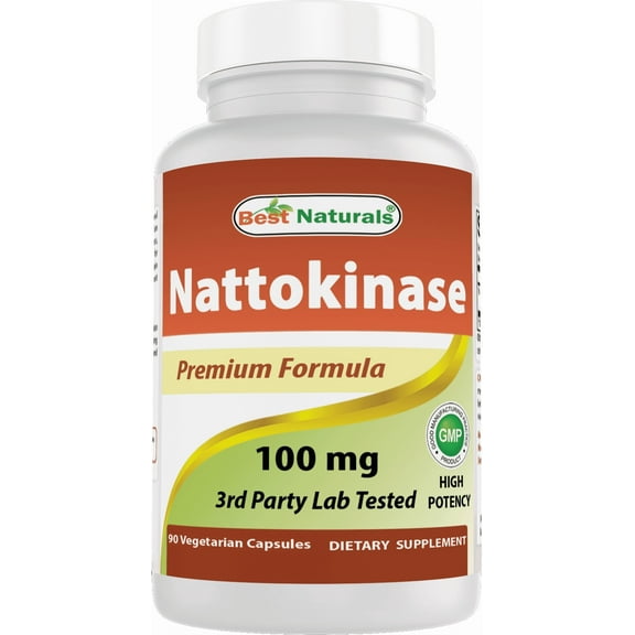 Best Naturals Nattokinase 100 mg (2000 FU) 90 Vegetarian Capsules