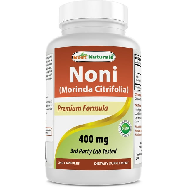 Best Naturals Noni 400 mg 240 Capsules