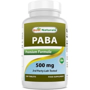 Best Naturals PABA 500 mg 180 Tablets