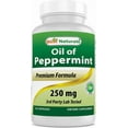 thumbnail interactive-video image 1 of Best Naturals Peppermint Oil 250 mg 120 Capsules | Soothing Digestive Support, 1 of 8